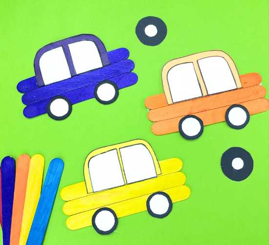 Candy Stick Car Craft