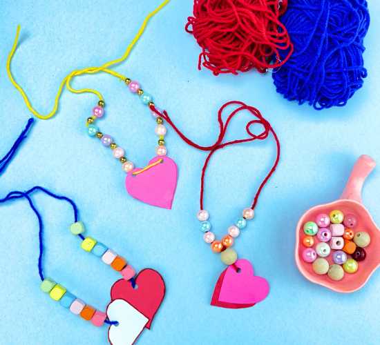 Make a Valentine Necklaces