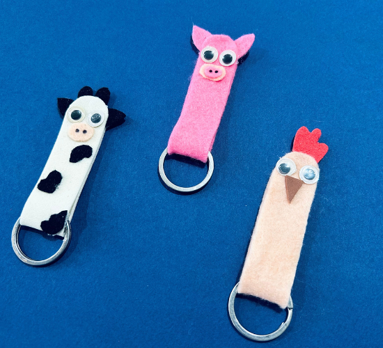 Farm Animals Keychains