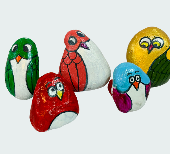 Bird Stones Painting