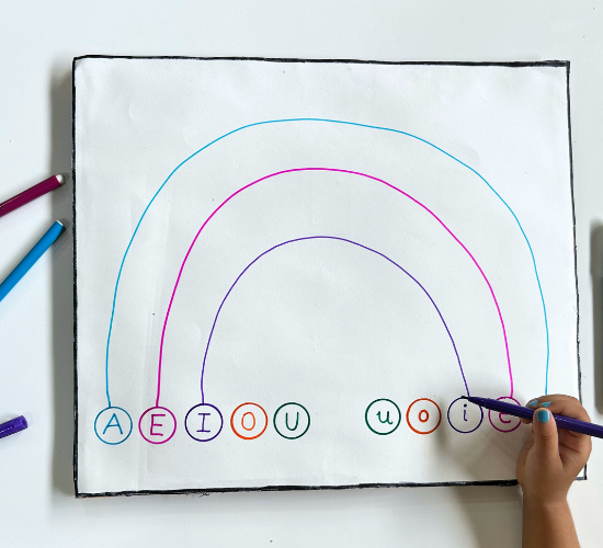 Rainbow Vowels Activity