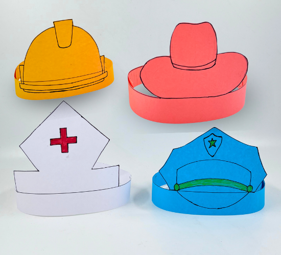 Community Helper Hat Craft