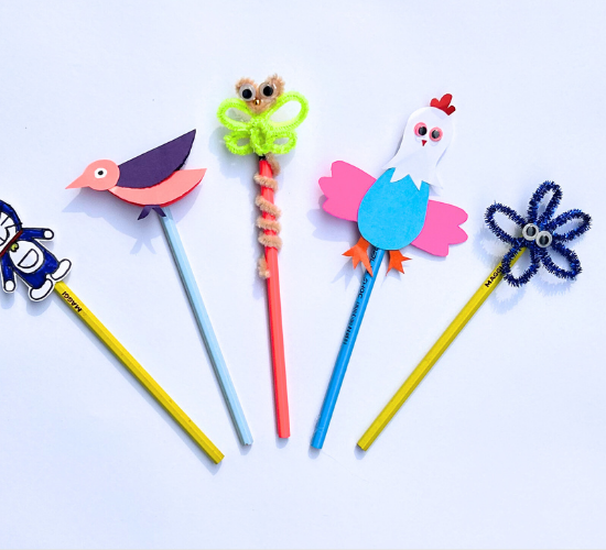 Pencil Toppers Craft