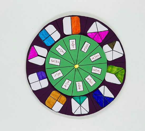 Fraction Wheel Math