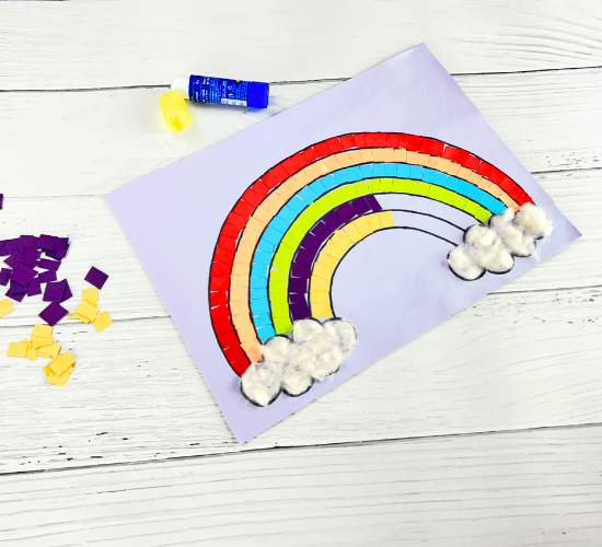 Rainbow Tearing Craft