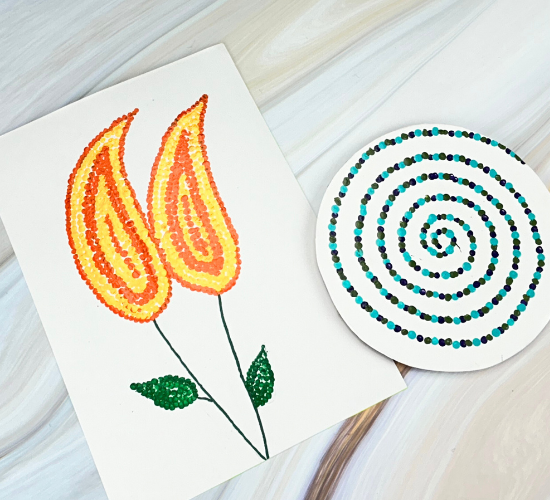 Cotton Buds Painting