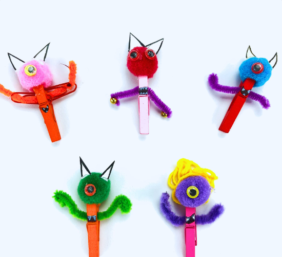 DIY Peg Monsters