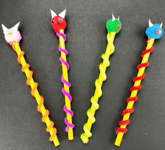 Monster Pencil Toppers