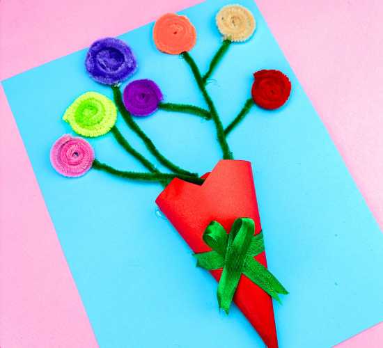 Pipe Cleaner Flower Craft