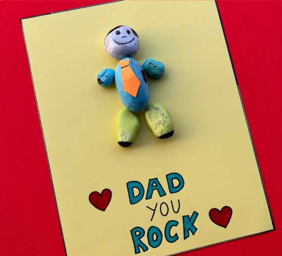 Father's Day Rock Craft