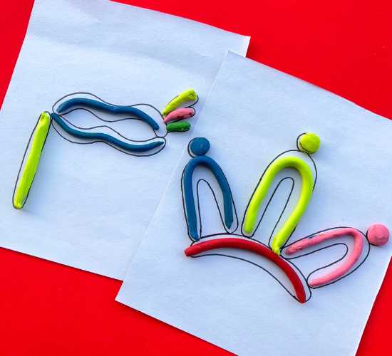Mardi Gras Play Dough Activity