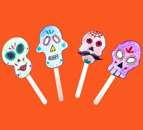 Day of The Dead Puppet Craft