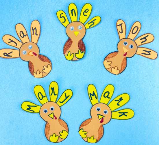 Name Turkey Craft