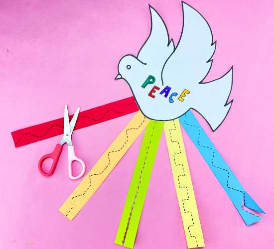 Peace Day Scissor Cutting