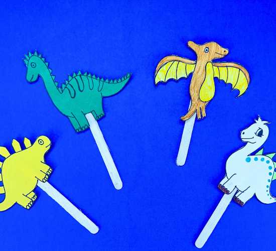 Dinosaur Puppet Craft