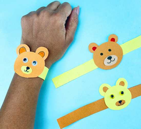 Bear Wrist Band Craft