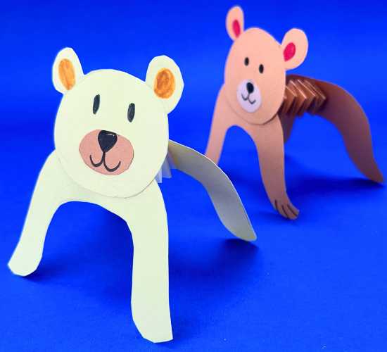 Accordion Paper Bear Craft