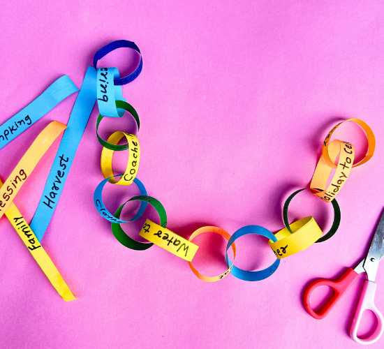 Thanks Giving Paper Chain