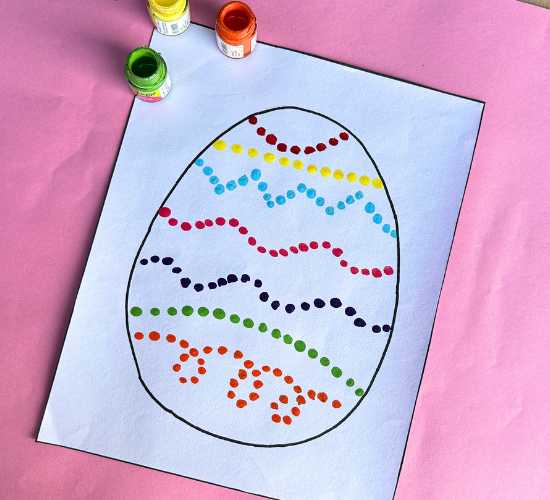 Easter Egg Finger Printing