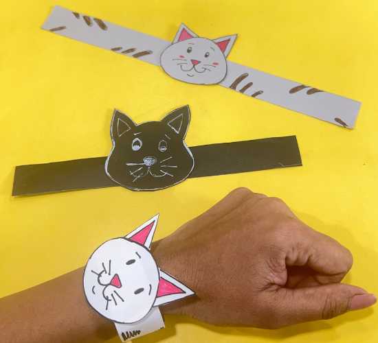Cat Wrist Band Craft