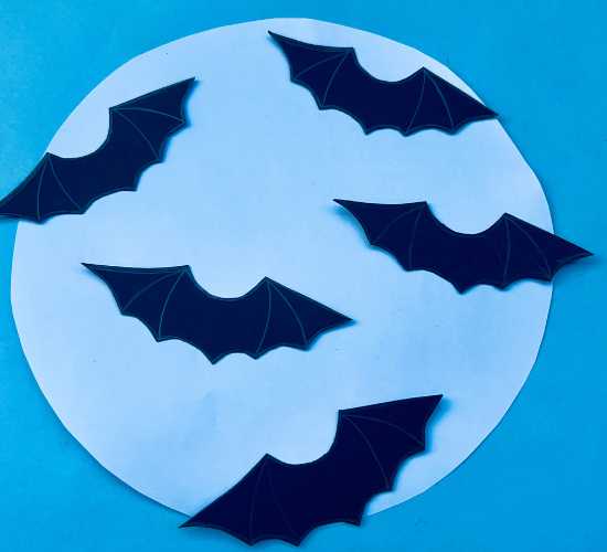 Spooky Sky Bat Craft