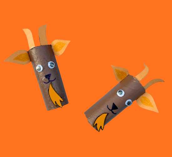 Toilet Paper Roll Goat