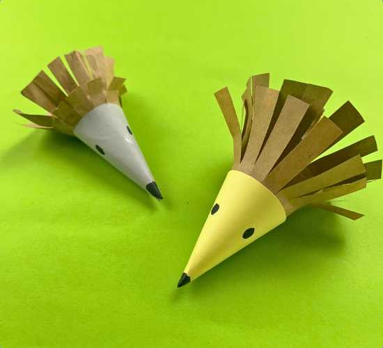 Hedgehog Accordion Craft