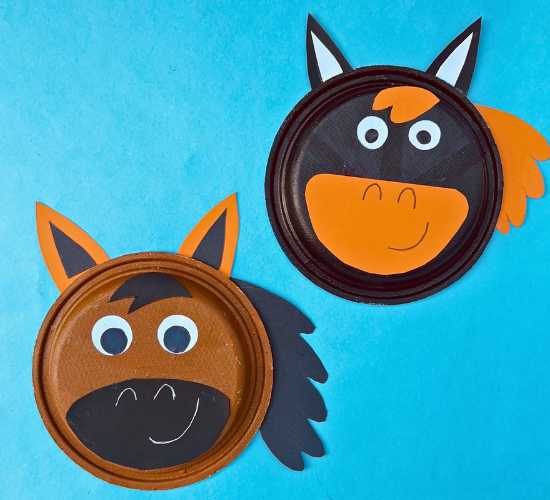 Paper Plate Horse