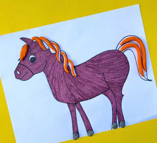 Play Dough Horse
