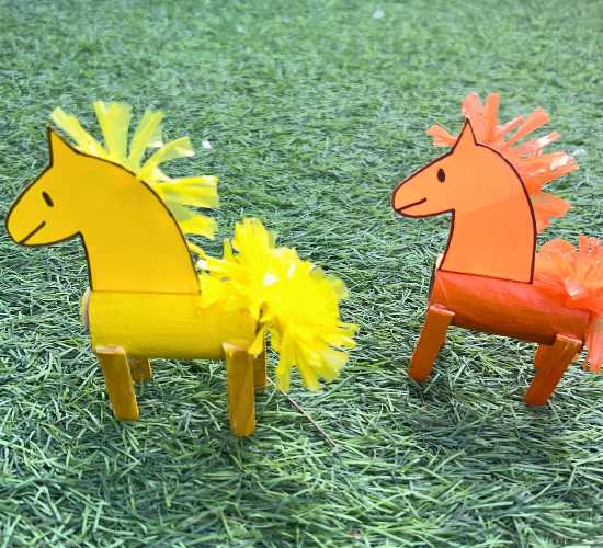 Paper Roll Horse
