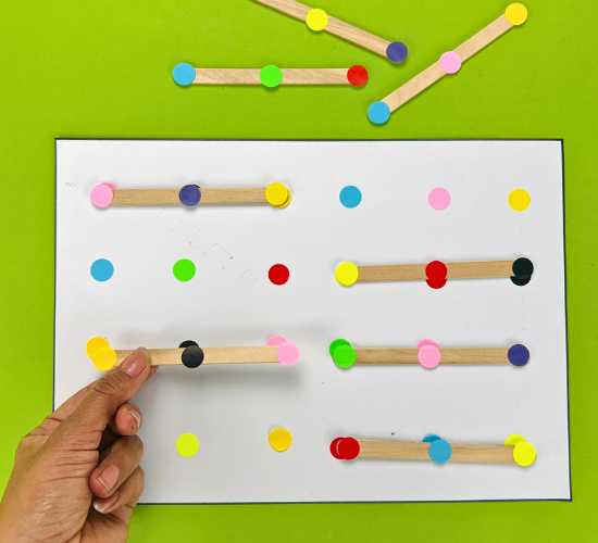 Dot Sticker Color Pattern Match