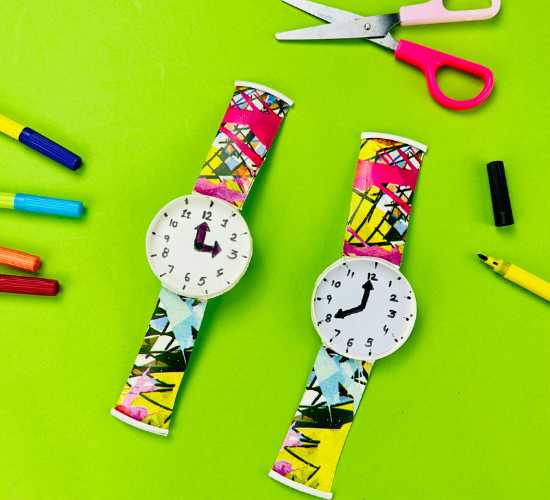 Paper Cup Wrist Watch