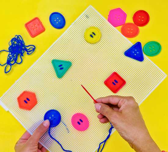 Sewing Button Practice