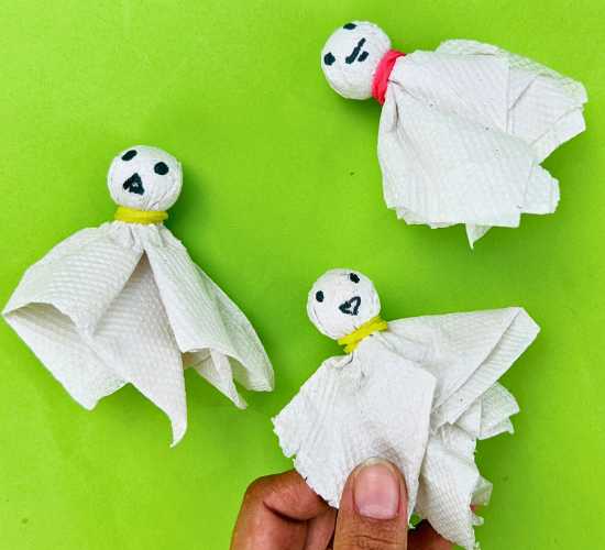 Make a Tissue Paper Ghost
