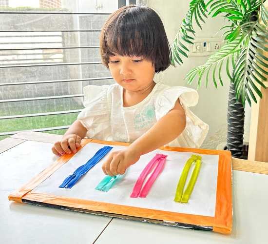 Zipper Board Play Activity