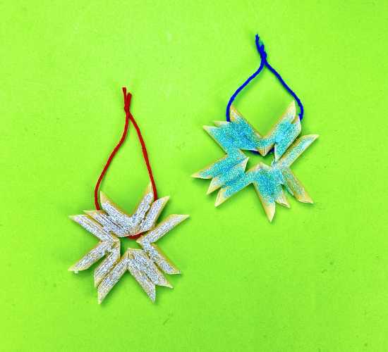 Pasta Christmas Ornaments