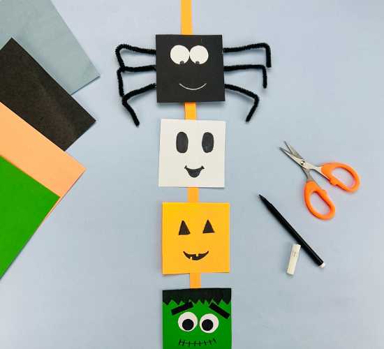 DIY Halloween Door Decoration