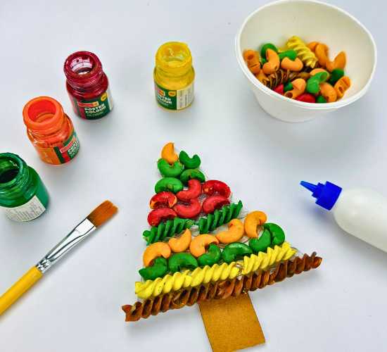 Macaroni Christmas Tree