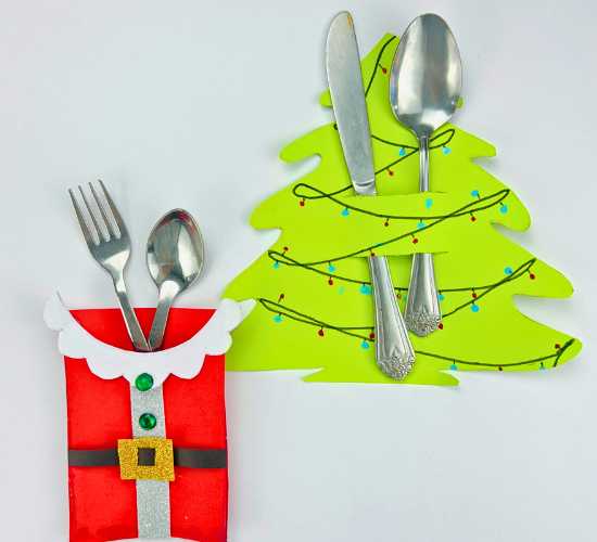 Christmas Utensils Holder Craft