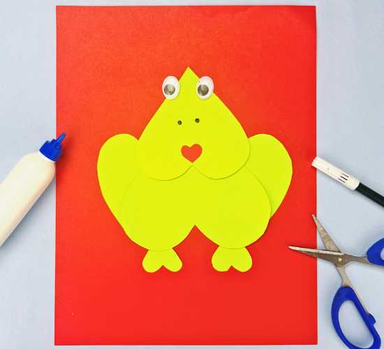 Valentine's Day Heart Frog