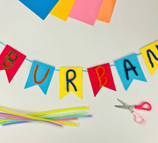 Pipe Cleaner Bunting