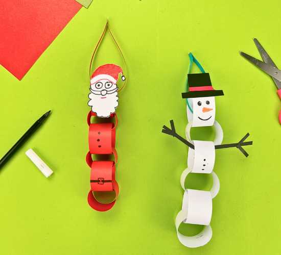 Christmas Characters Paper Chain