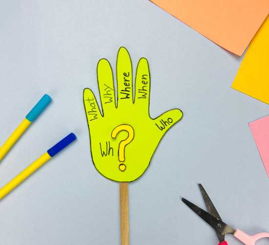 Wh Questions Hand Puppet