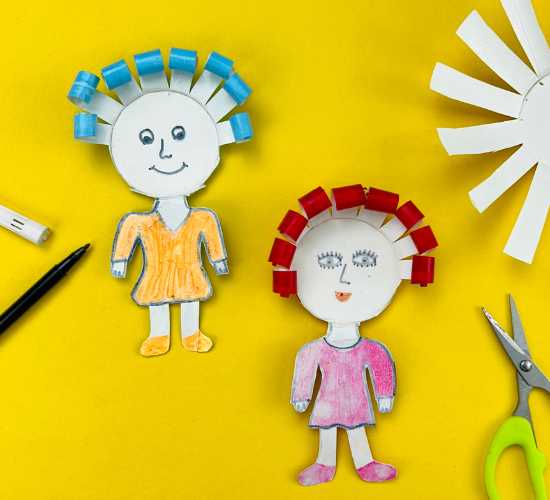 Paper Cup Dolls