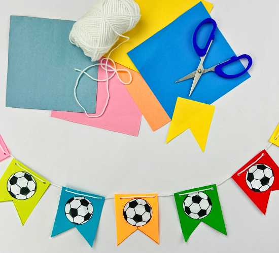 Soccer Garland