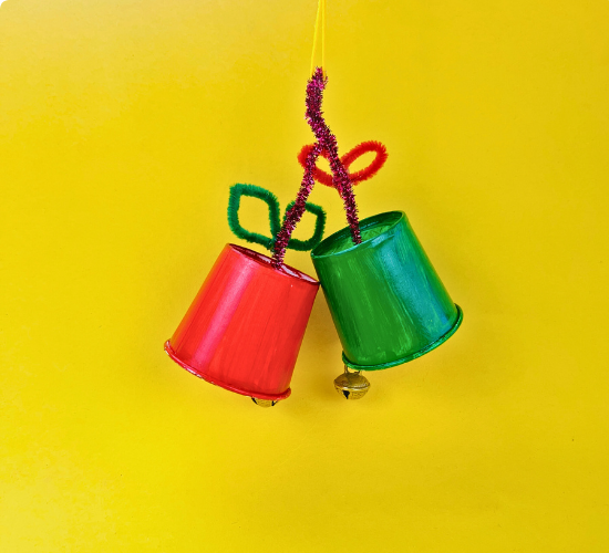 Paper Cup Bells Craft