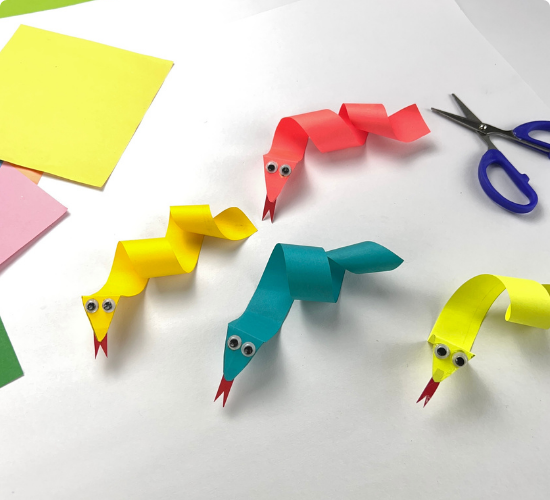 Easy Paper Snake Craft