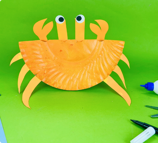 Paper Plate Rocking Crabs