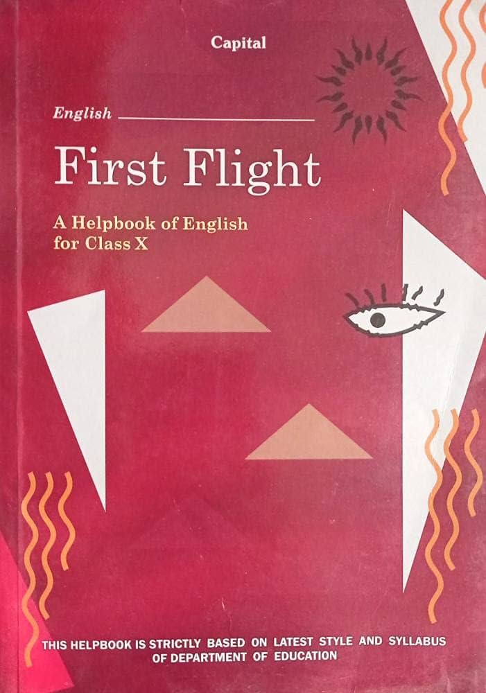 First Flight Class 10 English GSEB Solutions