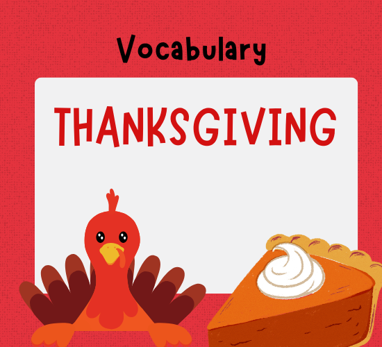 Thanksgiving Vocabulary